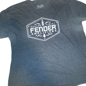 Fender Amplifiers BOLT DOWN TShirt with Vintage Logo